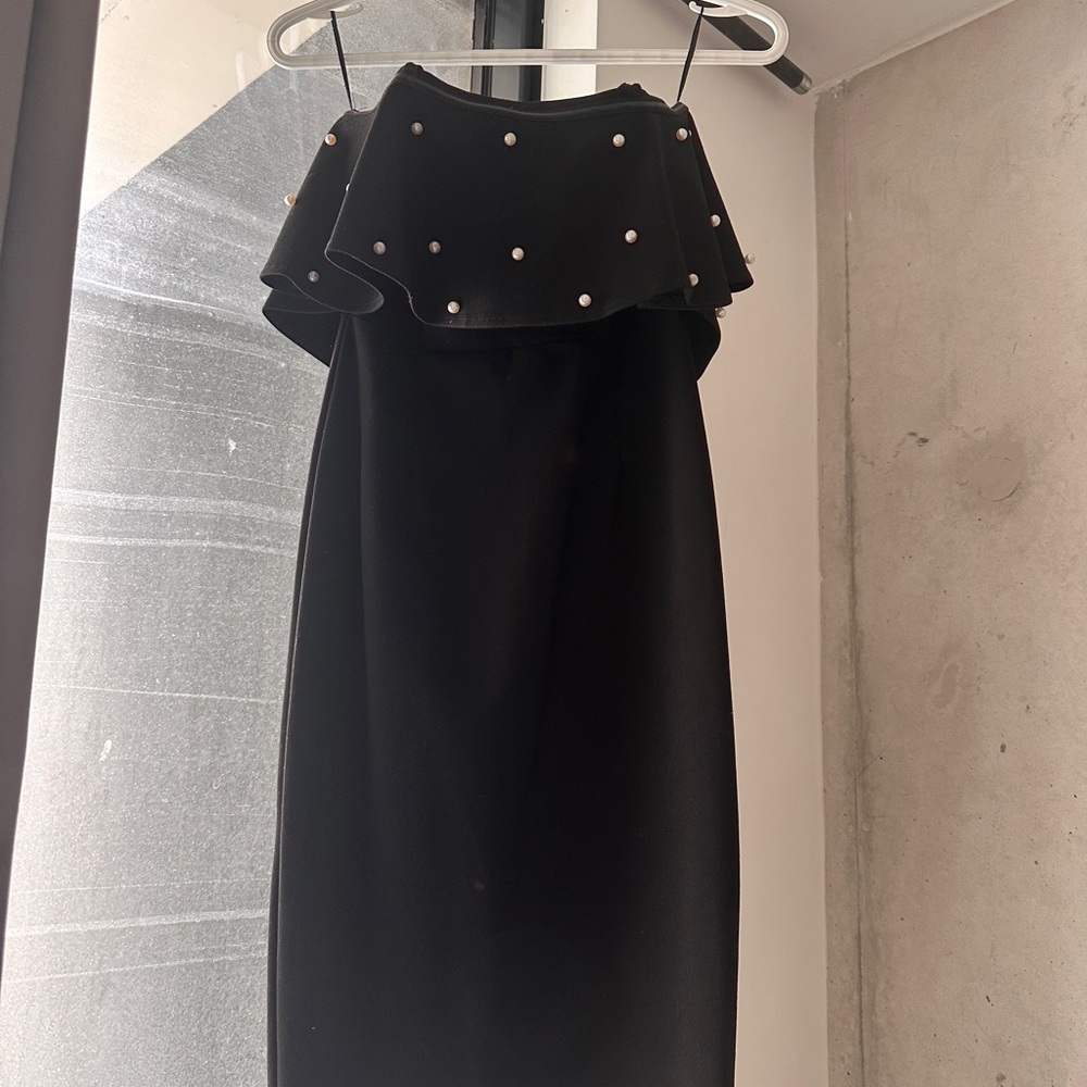 Gorgeous cocktail dress little Black Dress with Pearl Accents